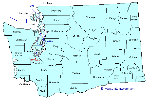 Washington County Map